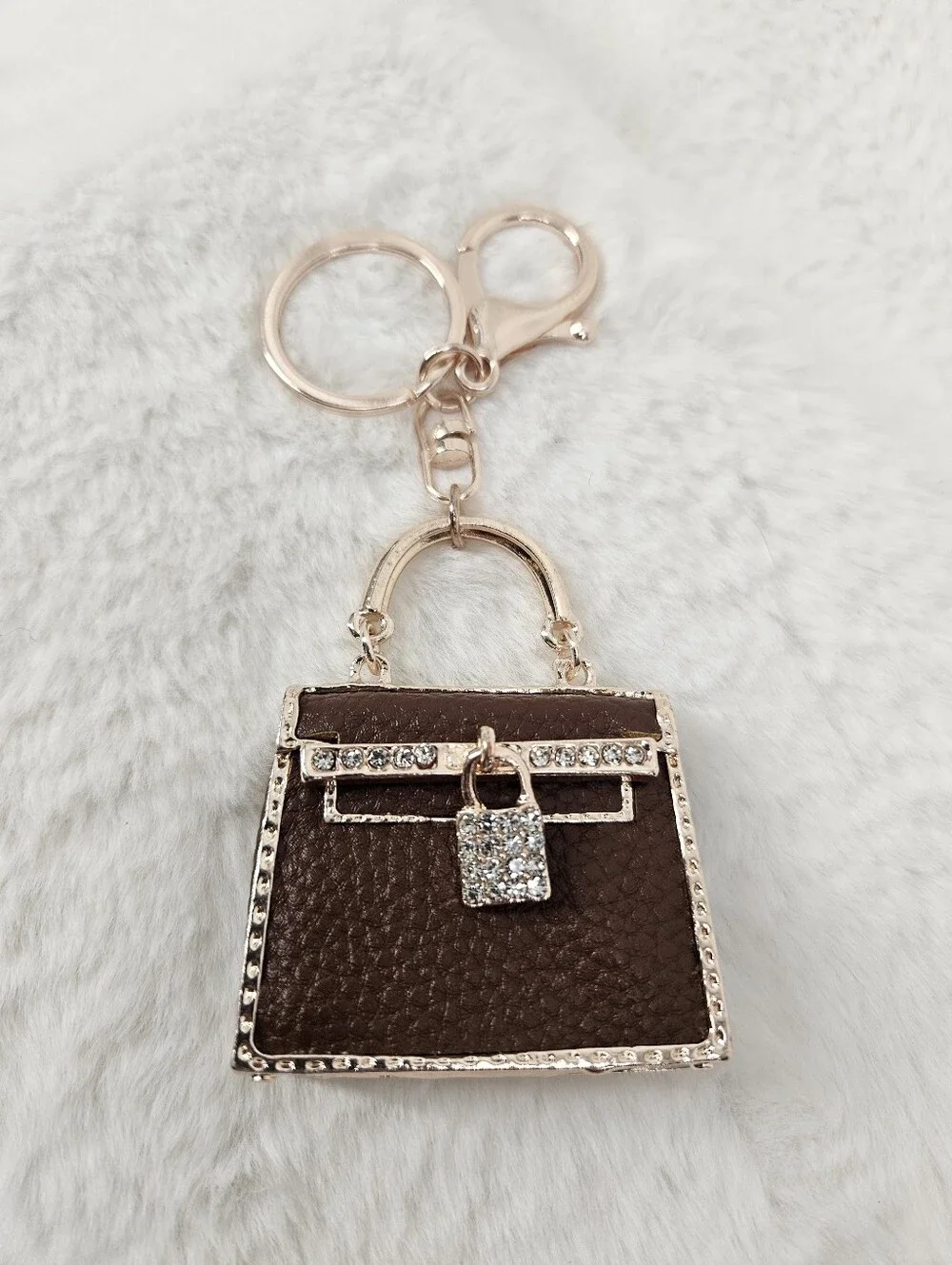 NWOT Bling Purse Keychain Purse Charm